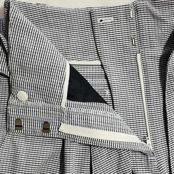 Women's Calvin Klein Printed Tie-Waist Pants, Navy Blue/White, Size 6, NWT - Picture 11 of 15